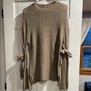 Cozy sweater with bell sleeves